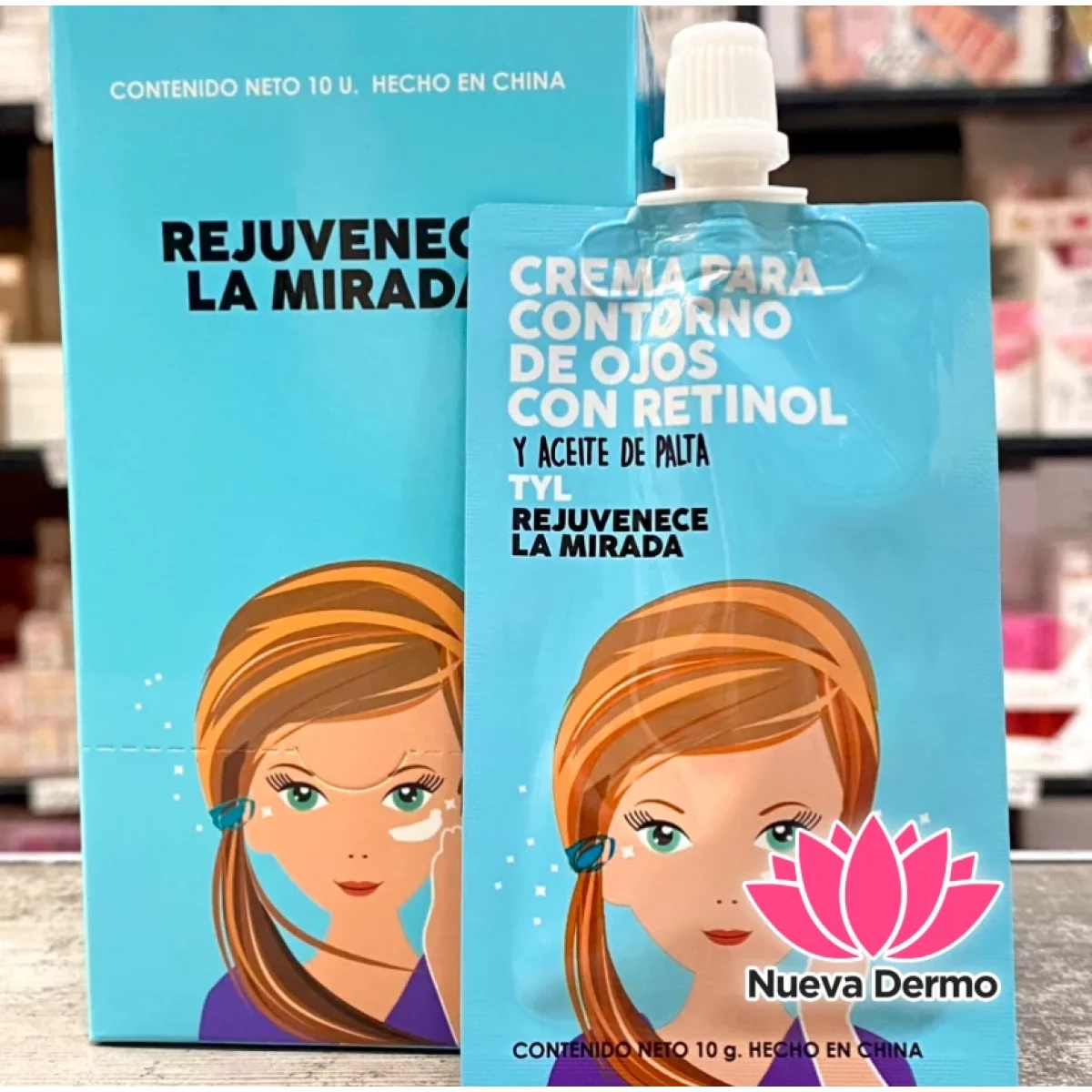 Crema para contorno de ojos con retinol en sobre Thelma&Louise