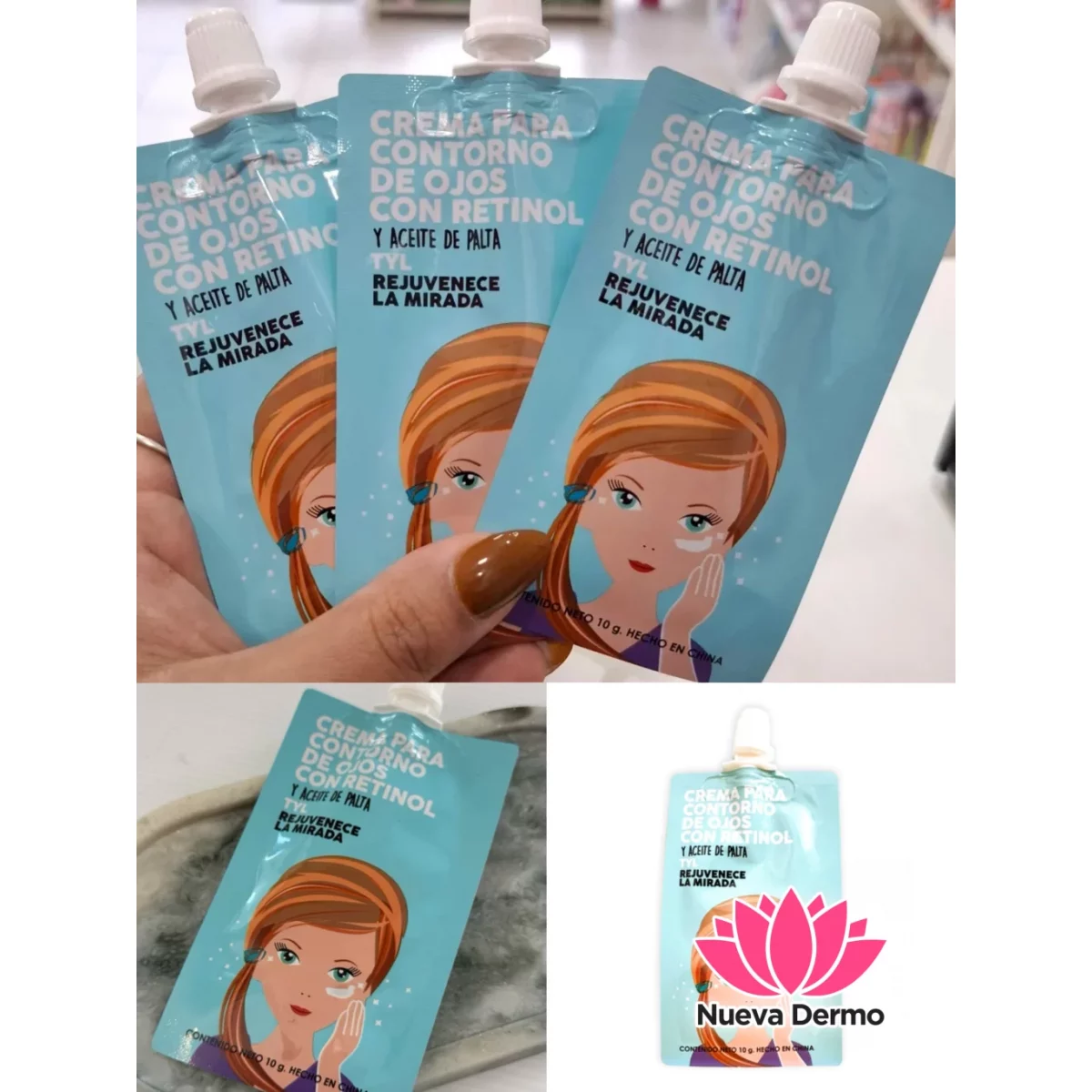 CREMA PARA CONTORNO DE OJOS CON RETINOL TYL
