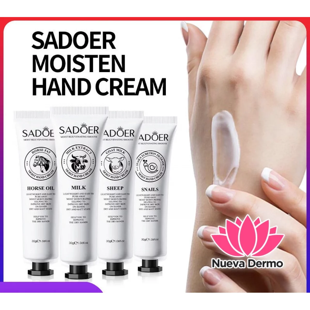 Crema para Manos con Leche de Cabra