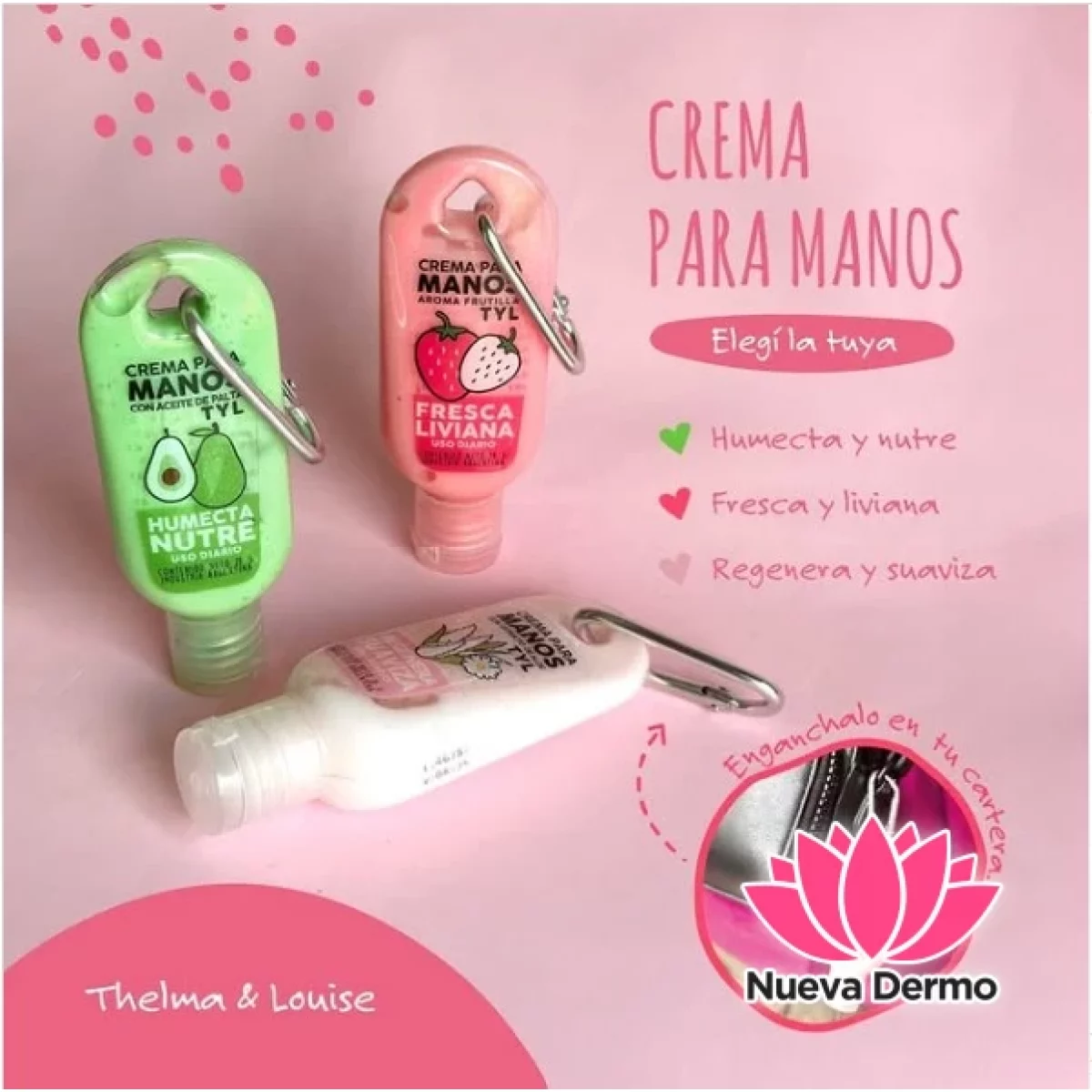 CREMA PARA MANOS CON LLAVERO SURTIDOS CD:TYL2041