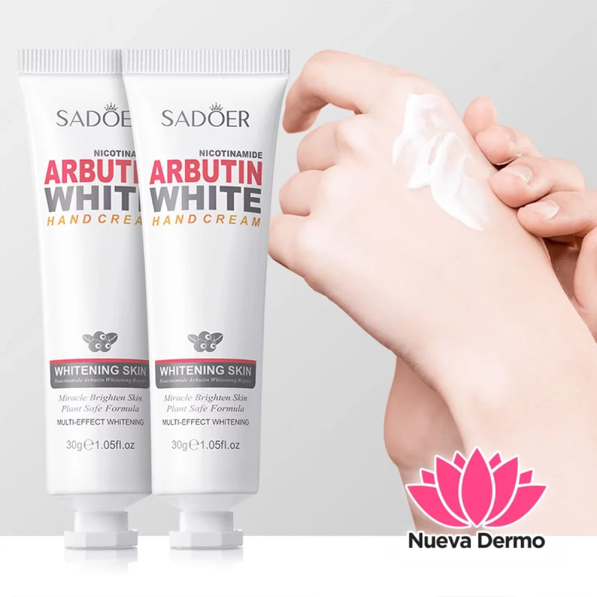 Crema para Manos Hidratante con Niacinamida y Arbutina 30G 36506