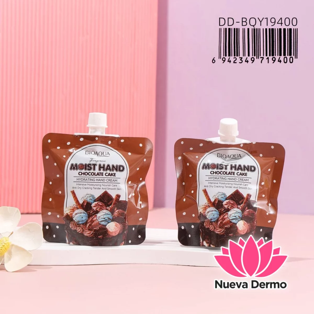 Crema para Manos Hidratante de Torta de Chocolate (Formato Sachet) Bioaqua Dd-BQY19400