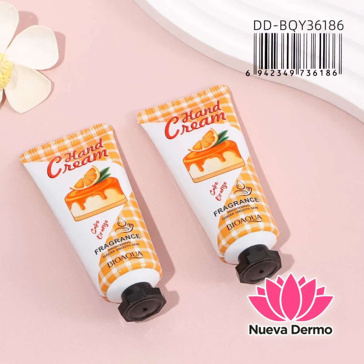 Crema para Manos Perfumada de Naranja Bioaqua Dd-BQY36186