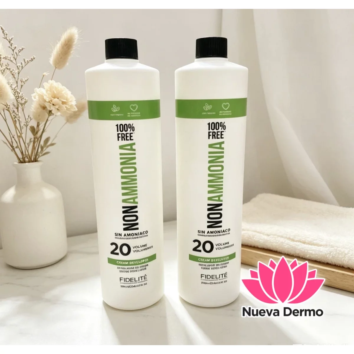 Crema Revelador Sin Amoniaco 20Volume Fidelite 900ml