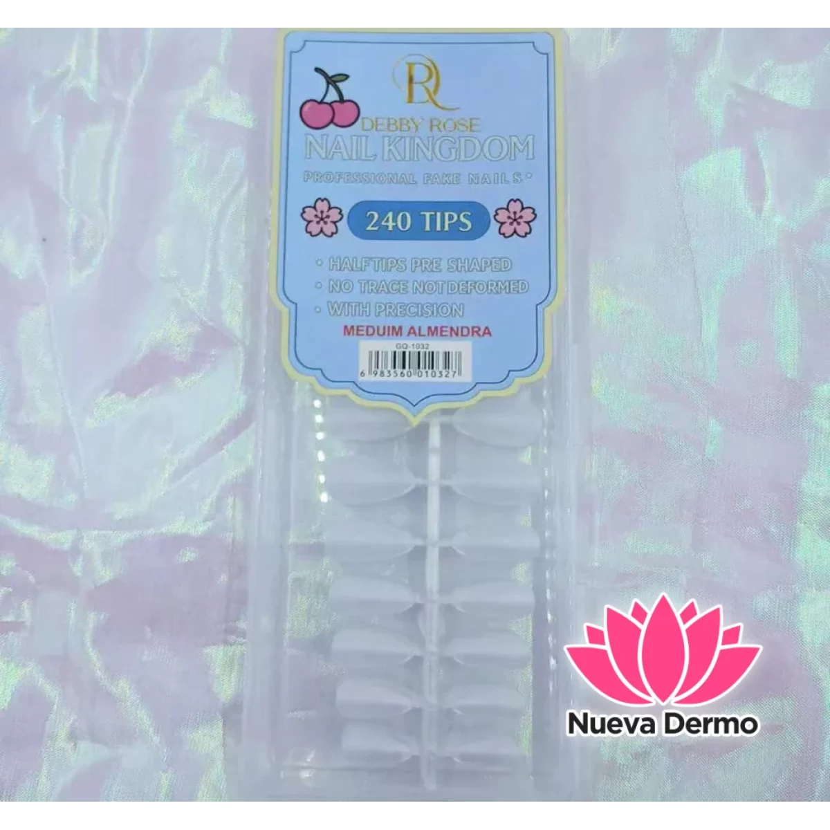 DEBBY ROSE TIPS ALMENDRA PRELIMADO 240PC...