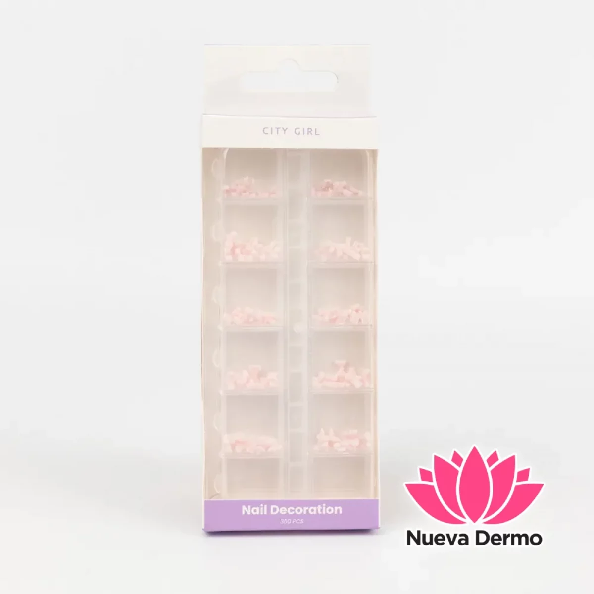 DECORACION DE MOÑOS PARA UÑAS x4