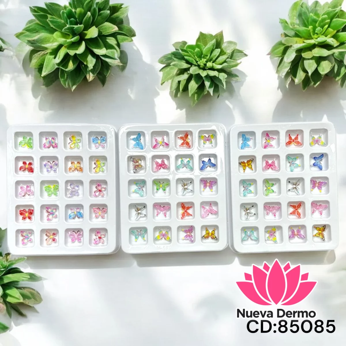 DECORACION DE UÑAS MARIPOSAS 85085