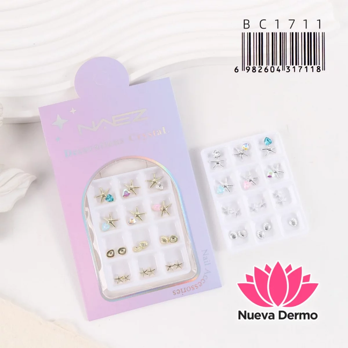 Decoración de Uñas Mundo Marino NAEZ BC1711/17118