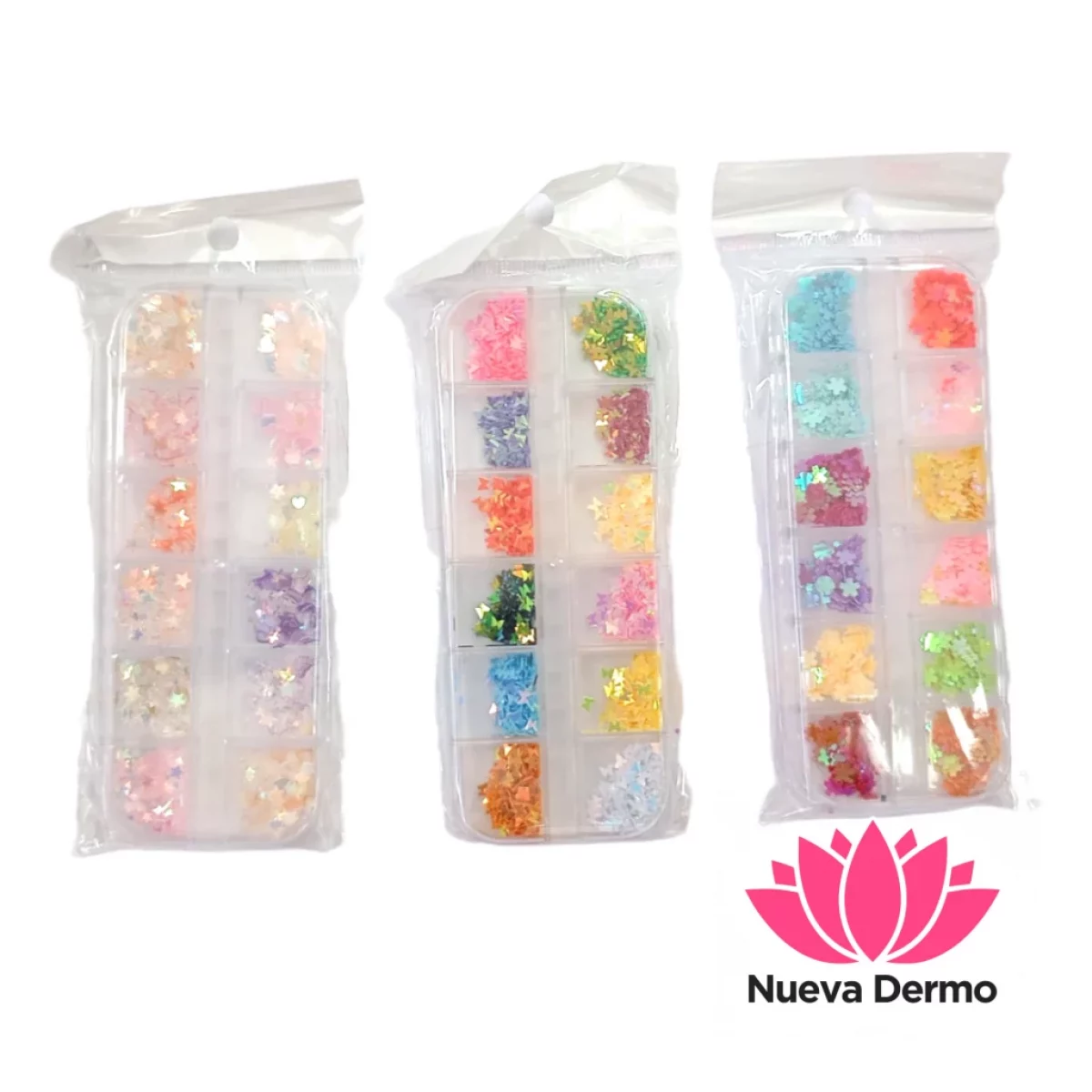 decoracion decoest x12 mariposa estrella surtido 6952360003594