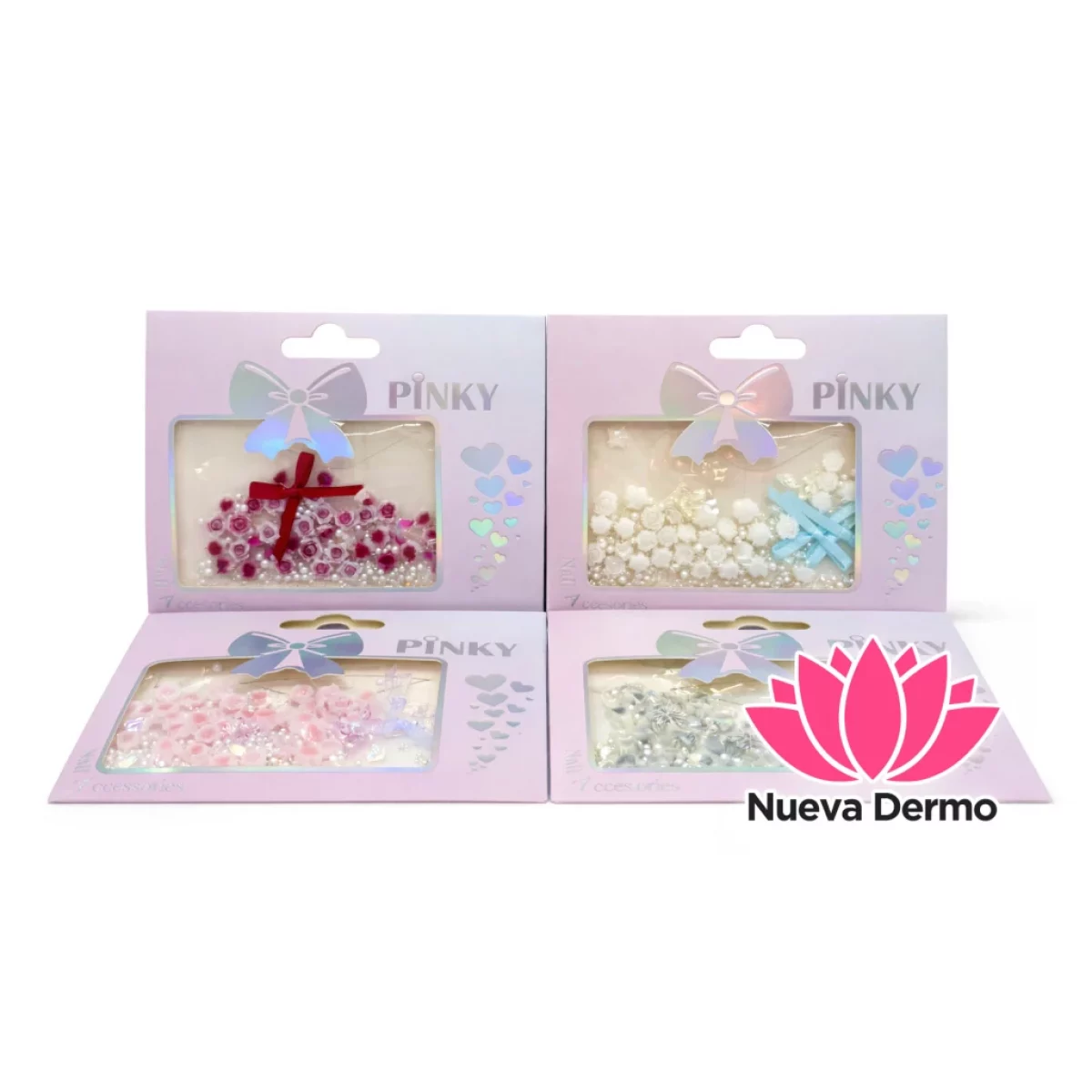 Decoración para uñas flores elegante col...
