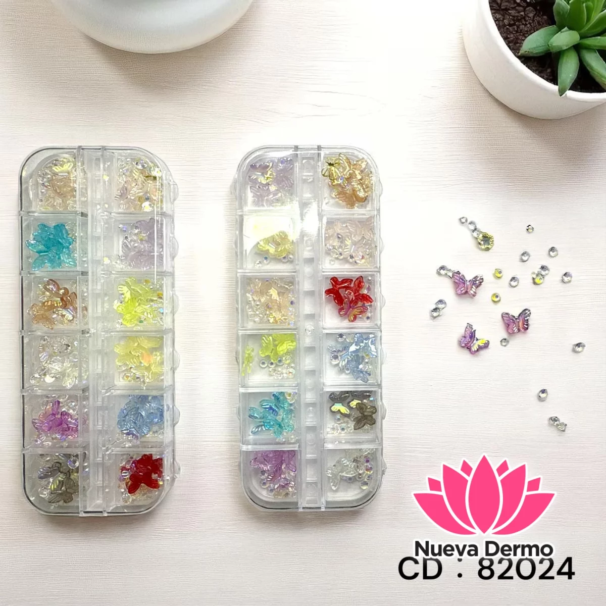 DECORACION PARA UÑAS MARIPOSA 82024/20248