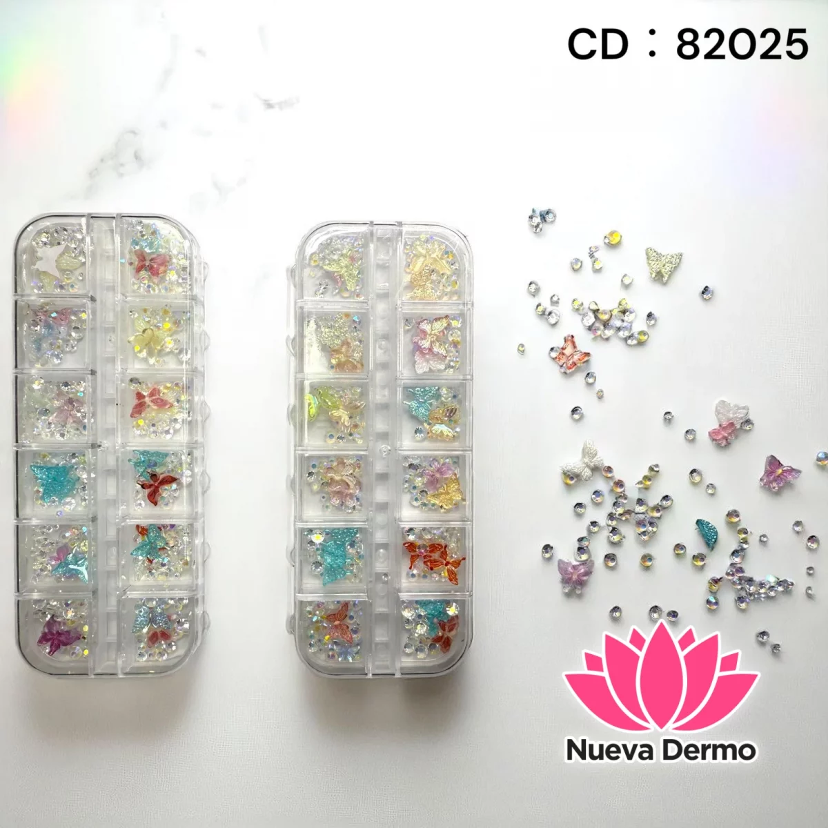 DECORACION PARA UÑAS MARIPOSA 82025/20255