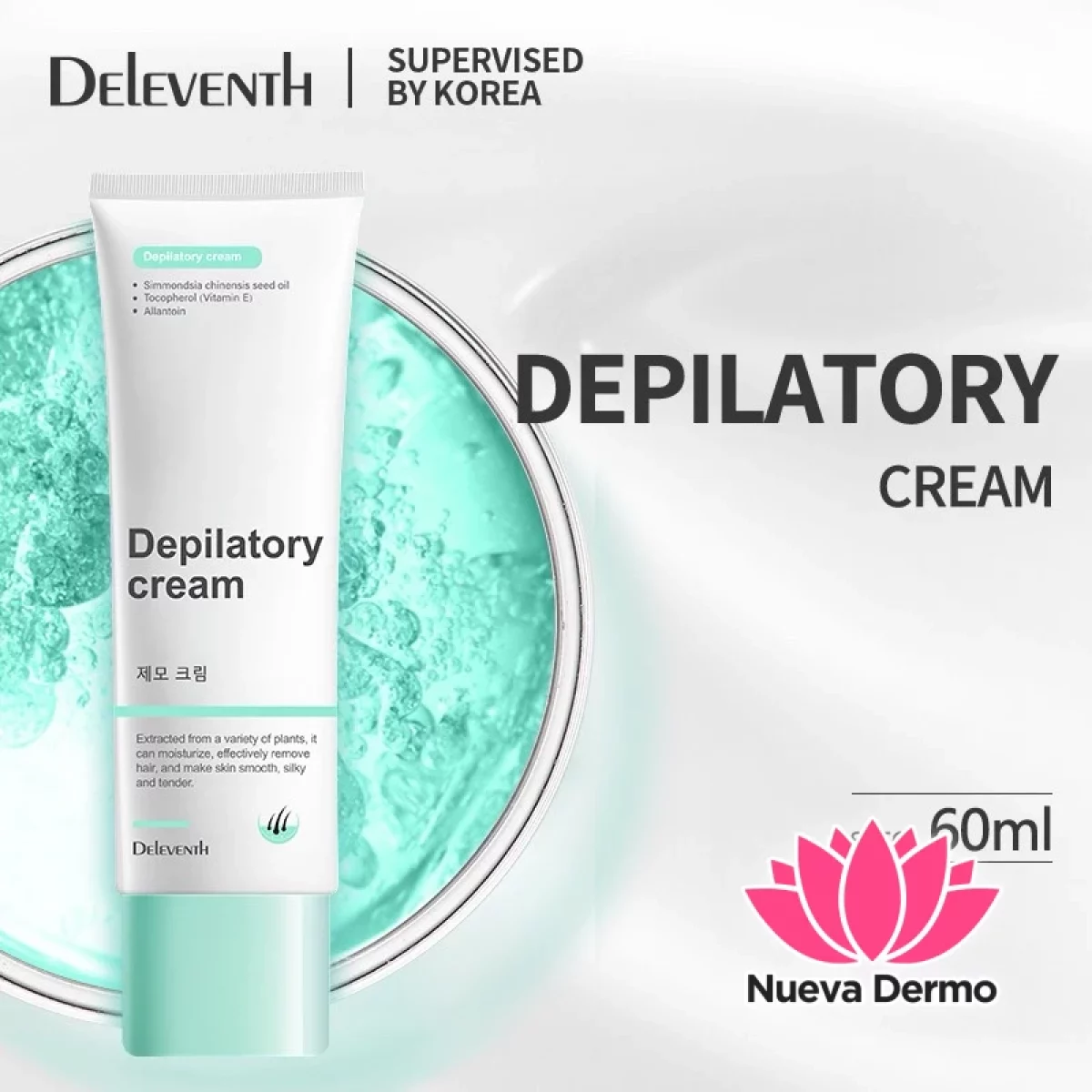 Deleventh Crema depilatoria CORPORAL 60ml #DL16 #1071