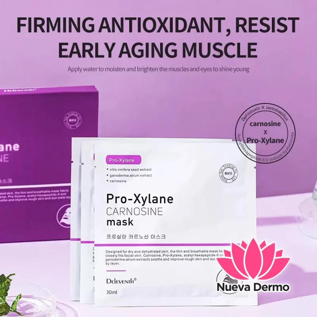 Deleventh Pro-xylane mascara caja x5u hidratación profunda anti age #DL05 1026