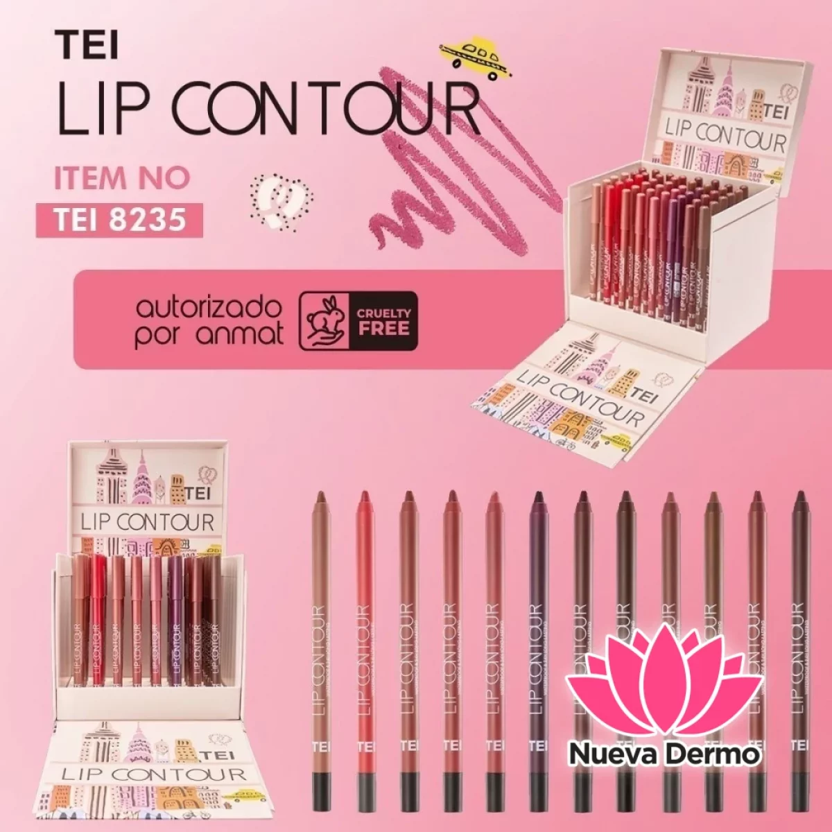 Delineador De Labio Lip Contour Tei