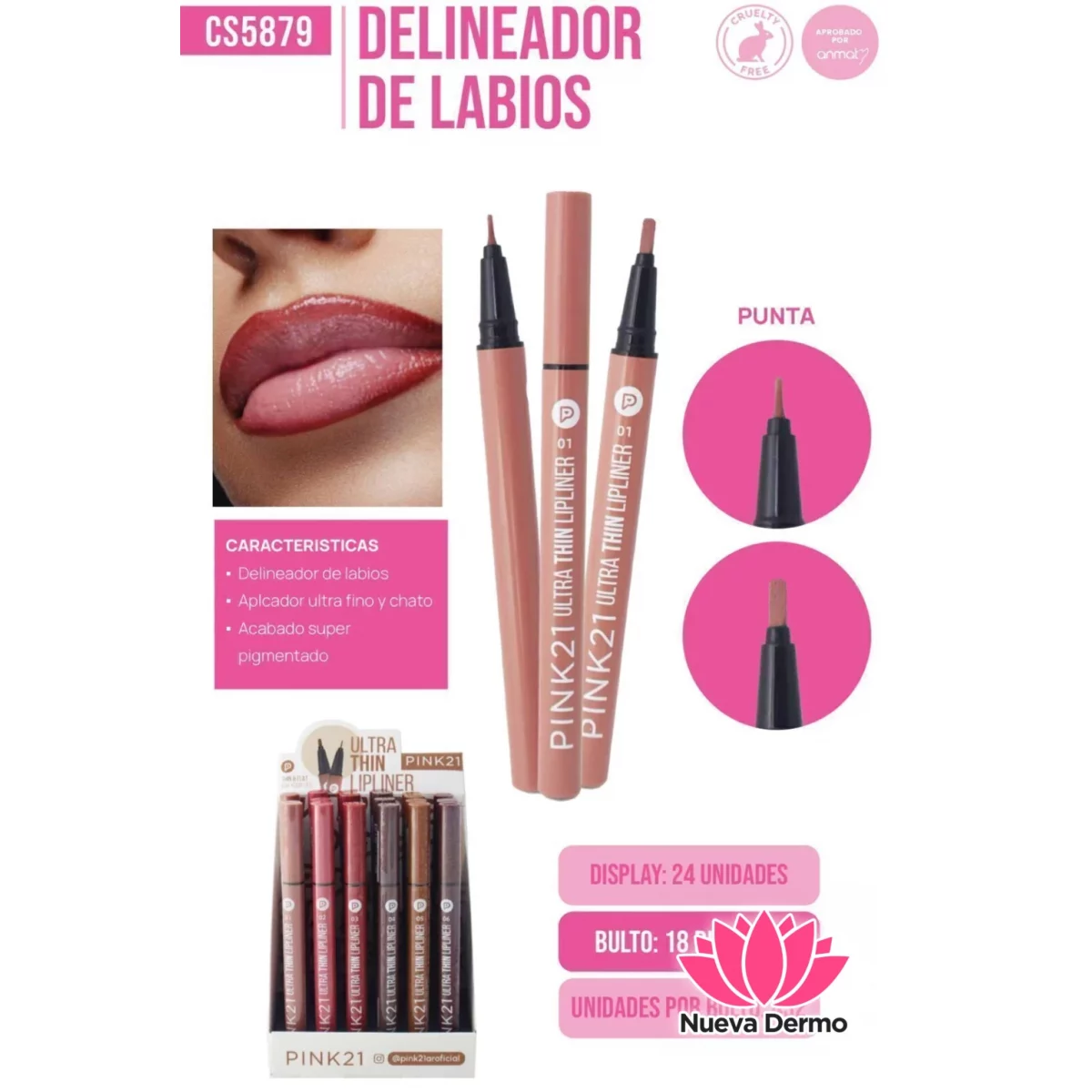 DELINEADOR DE LABIOS PINK21 CD: CS5879