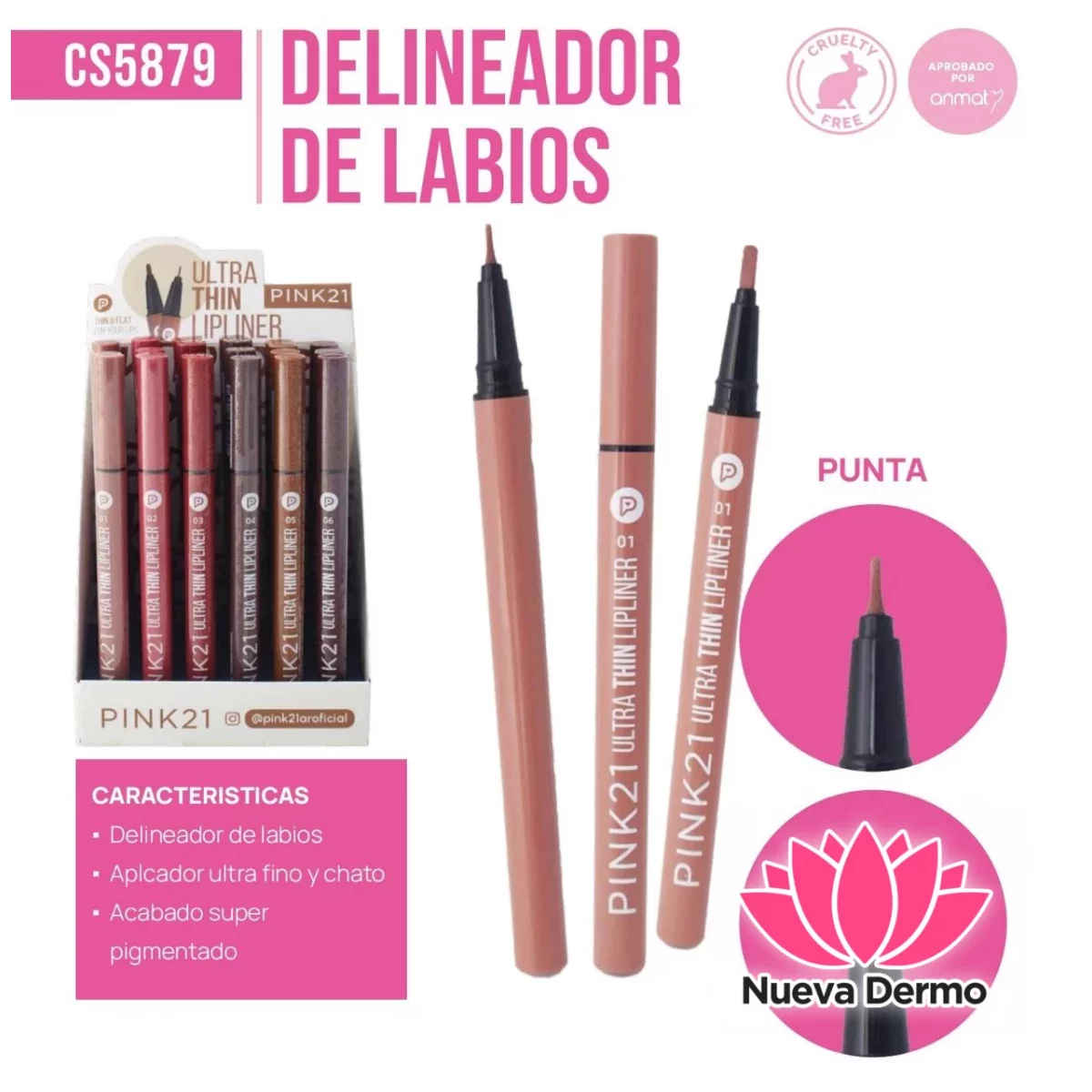 DELINEADOR DE LABIOS PINK21 CS5879