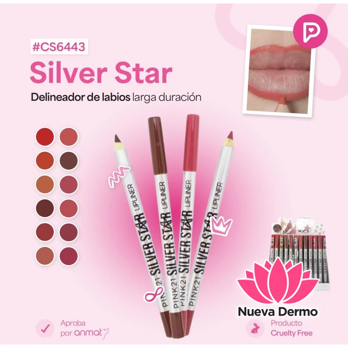 DELINEADOR DE LABIOS PINK21 CS6443/88143