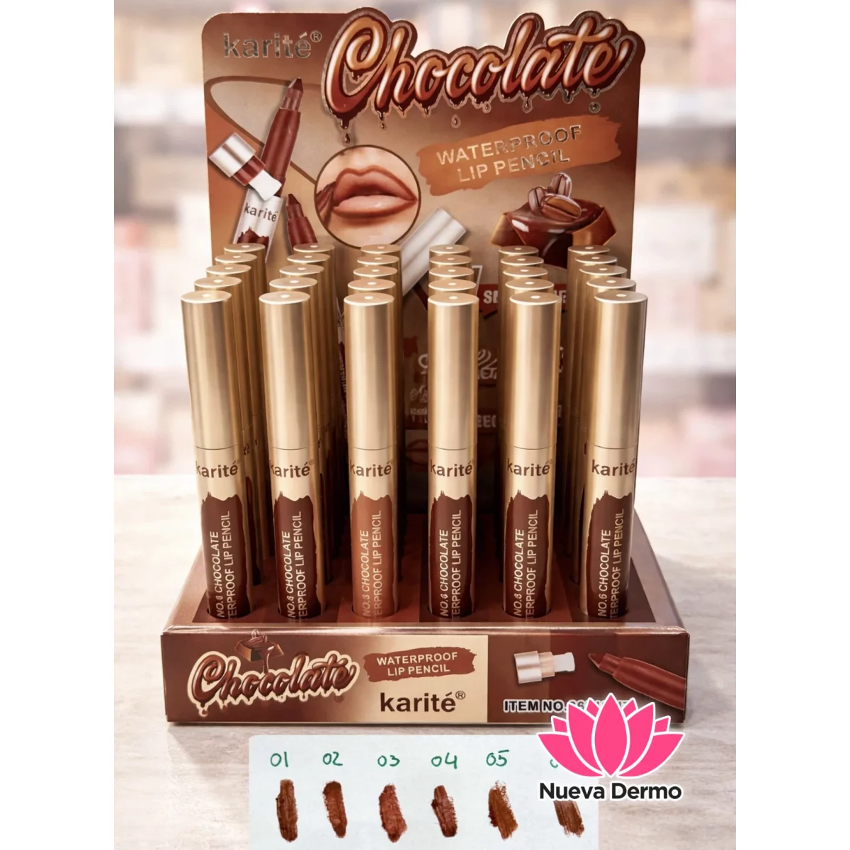 Delineador de labios retráctil Chocolate Karite