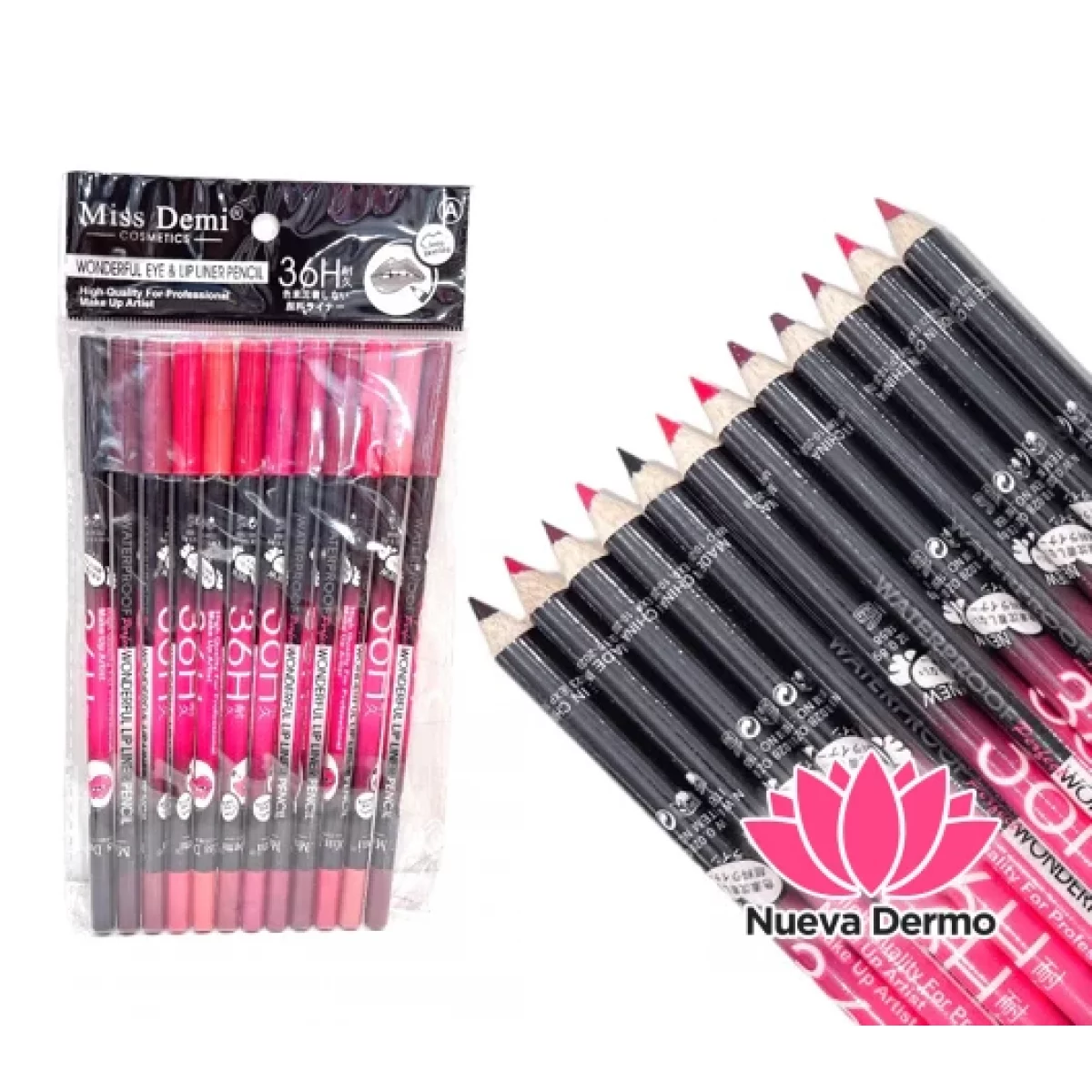 DELINEADOR DE LABIOS X12 MISS DEMI
