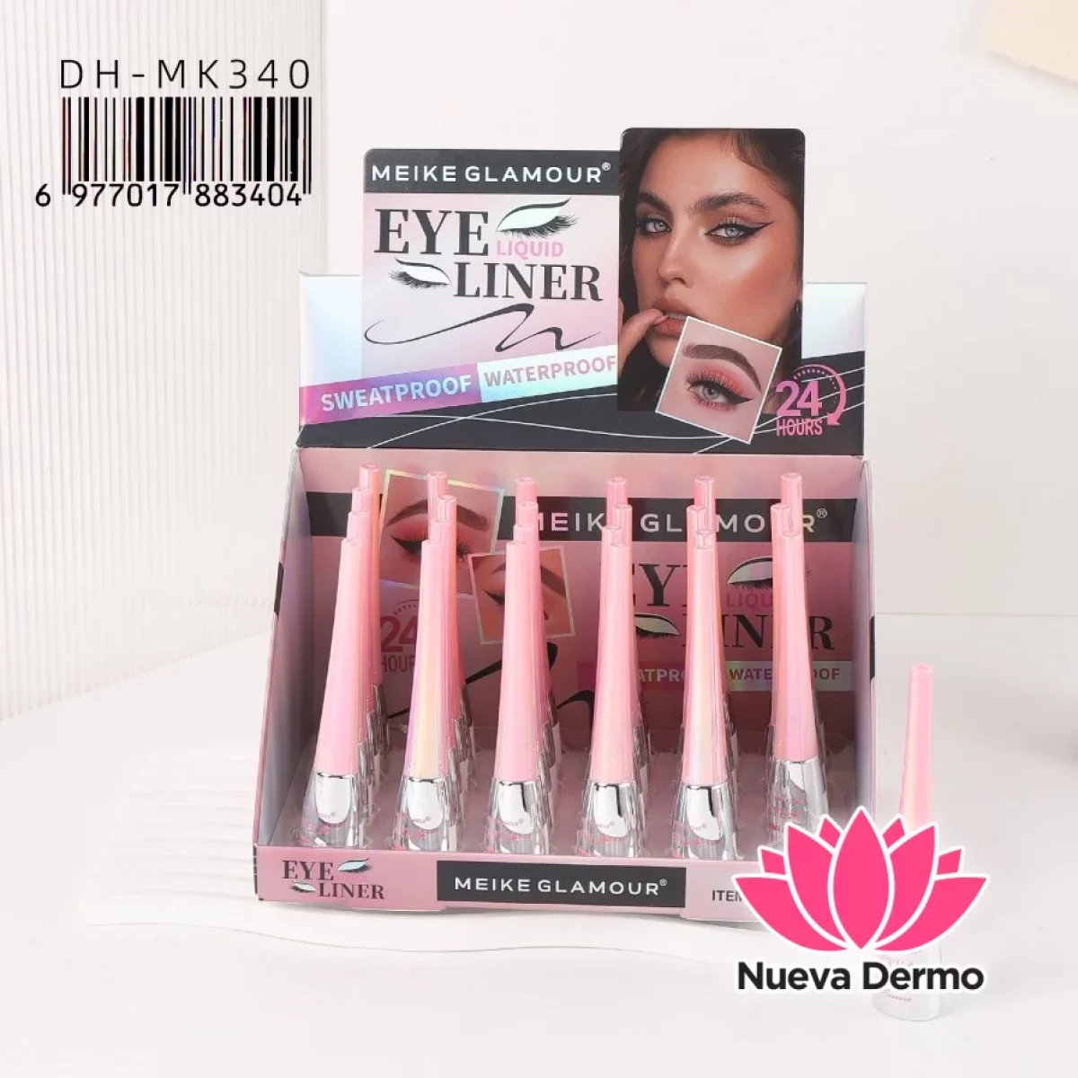 Delineador de Ojos Meike Glamour Liquid Eyeliner Precision DH-MK340/83404
