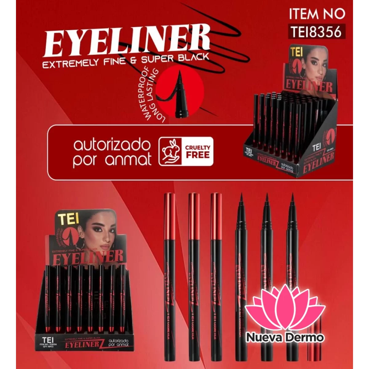 DELINEADOR EN FIBRA EXTREMELY FINE TEI TEI8356