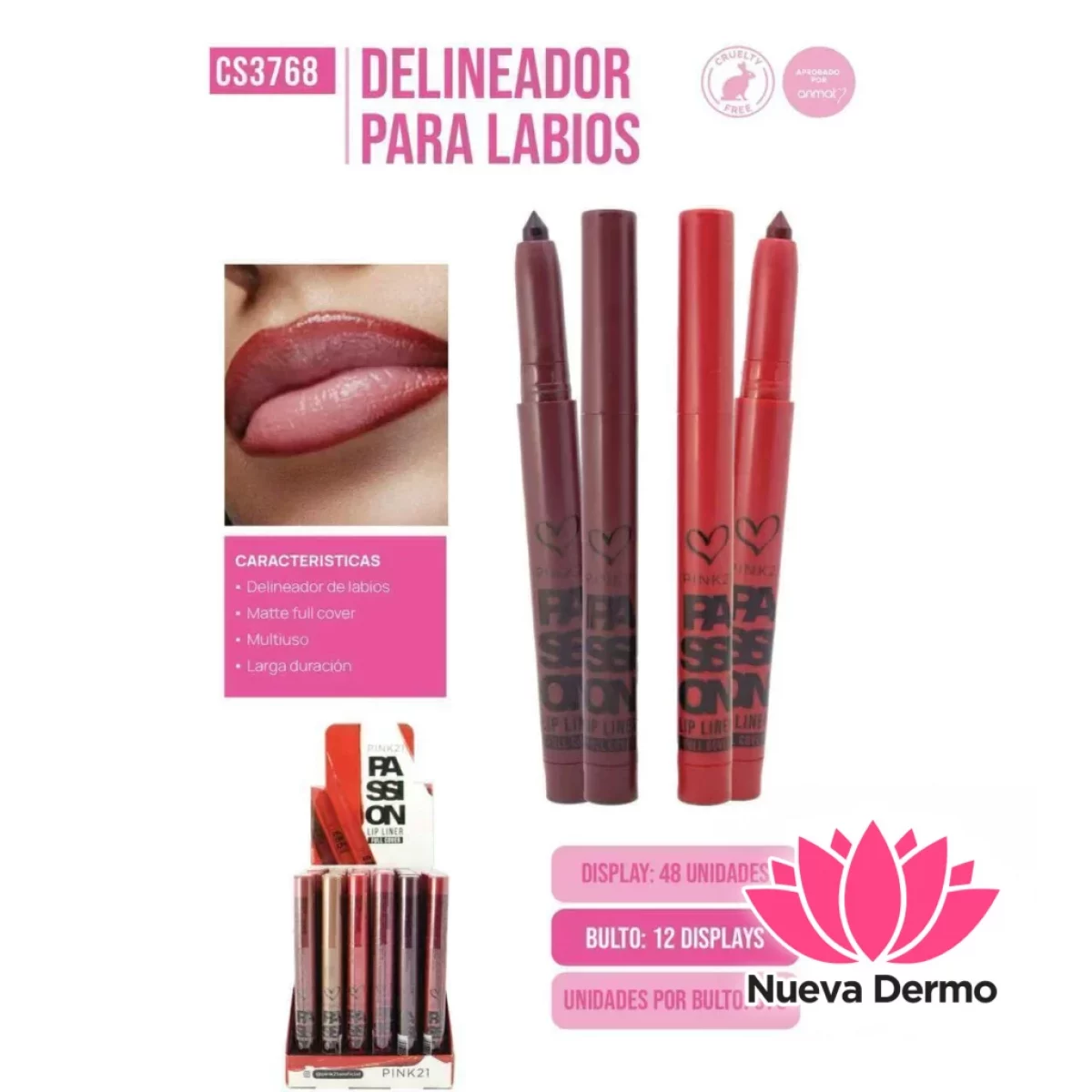 delineador para labios CS3768