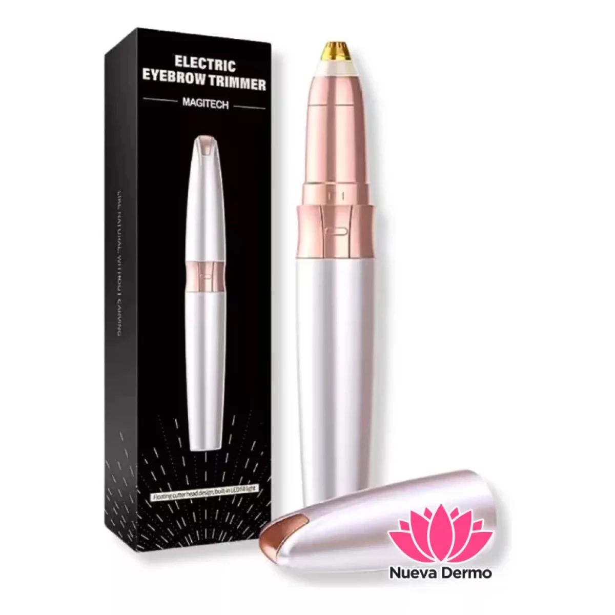 Depilador Facial Cejas Vello Recargable Usb Portatil Mujer
