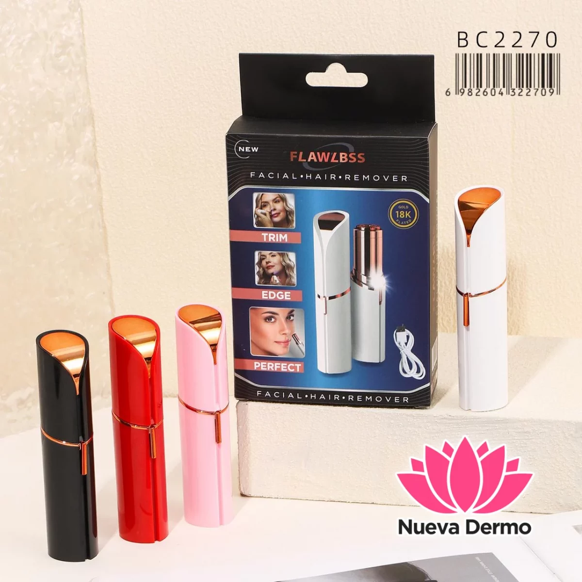 Depiladora Recargable Facial Usb BC2270/22709