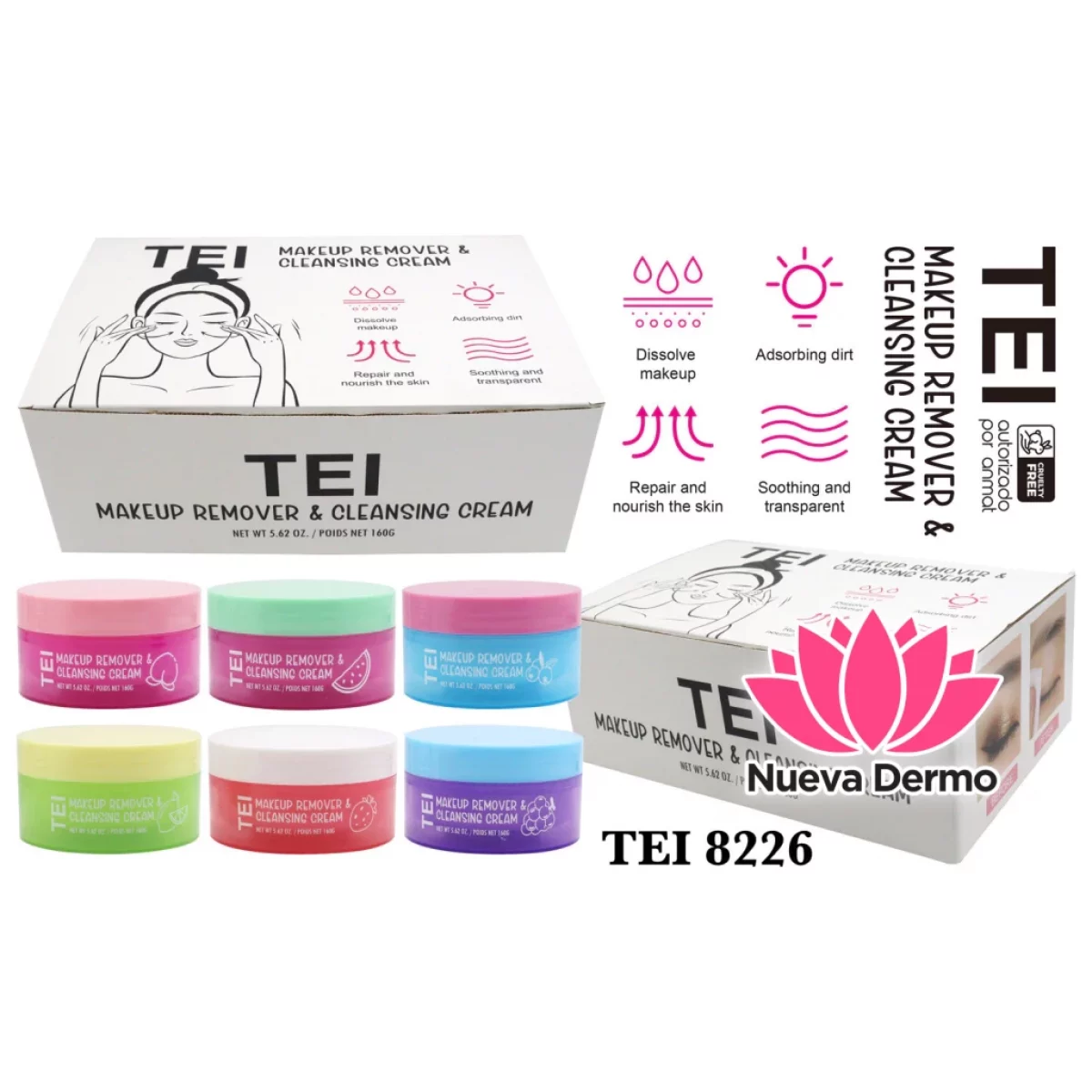 DESMAQUILLANTE BALSAMO FRUTAL PARA DOBLE LIMPIEZA 100G CD: TEI8226