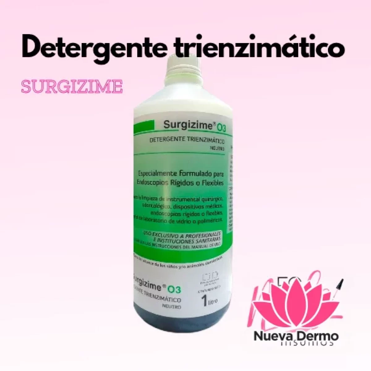 Detergente trienzimático