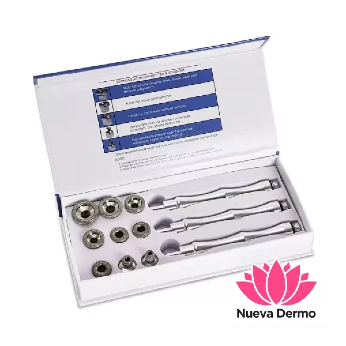 Repuestos Micro Dermoabrasión con Punta de Diamante Peeling Mango