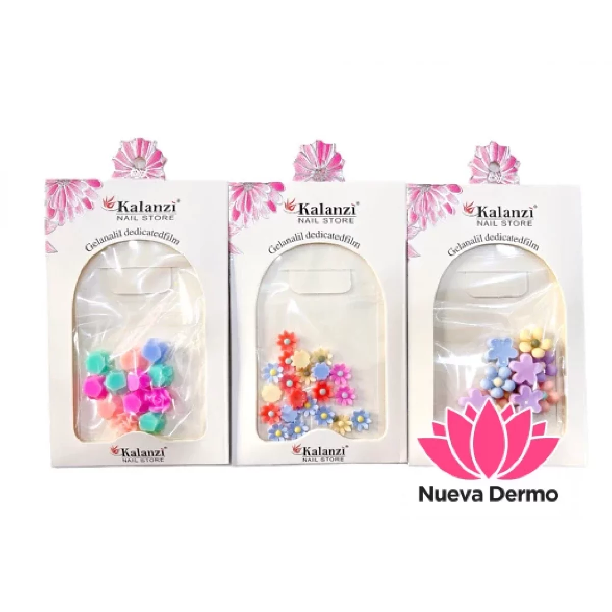 DIJES DECORACION PARA UÑAS DIFERENTES DISEÑOS KALANZI