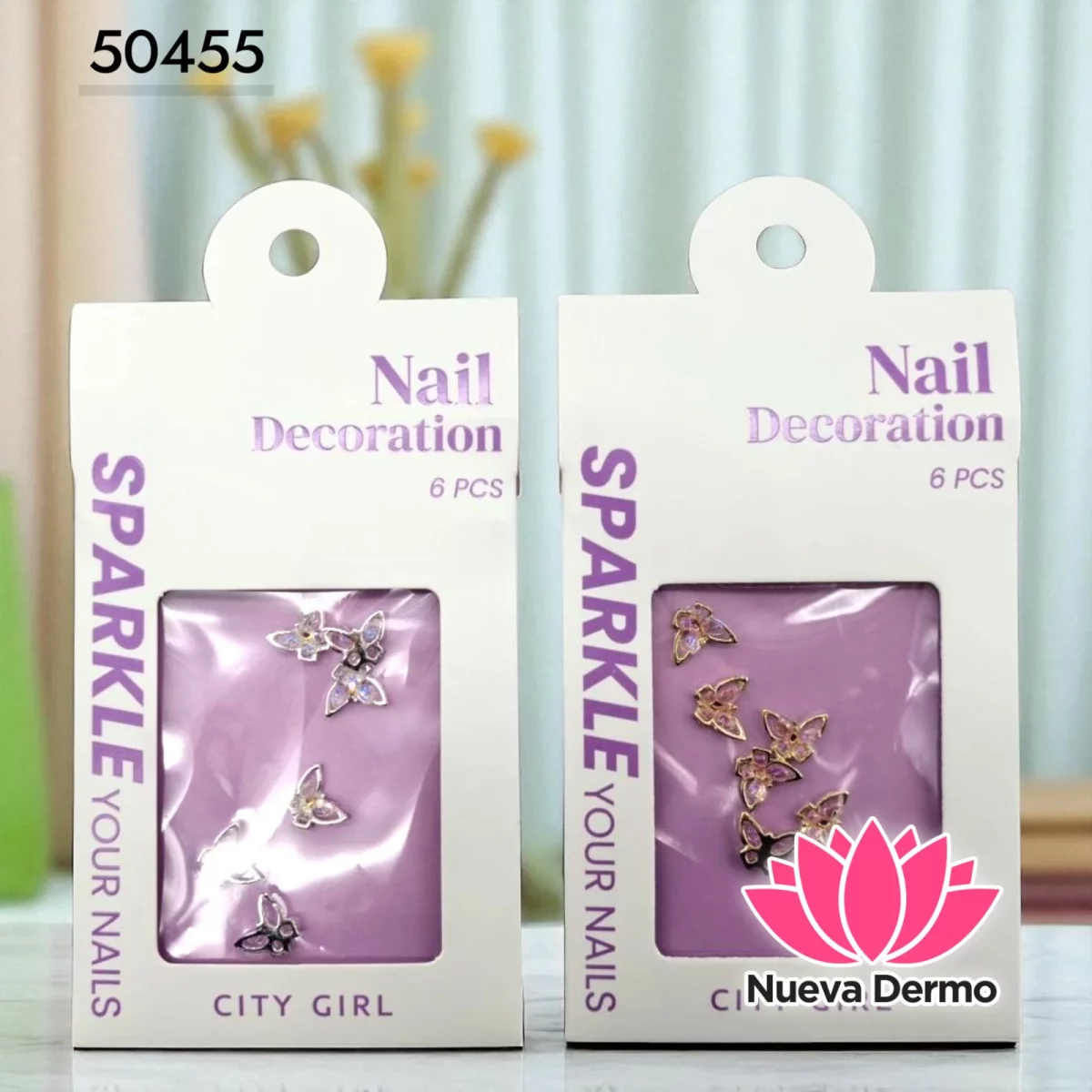 DIJES MARIPOSAS PARA DECORACION DE UÑAS CITY GIRL GO-24025/50455