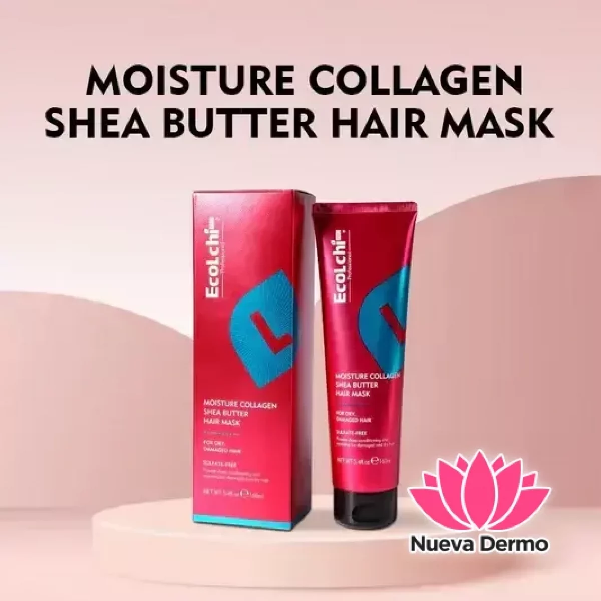 ECOLCHI COLLAGEN SHEA BUTTER HAIR MASK 160ML LF-279 4897110035215