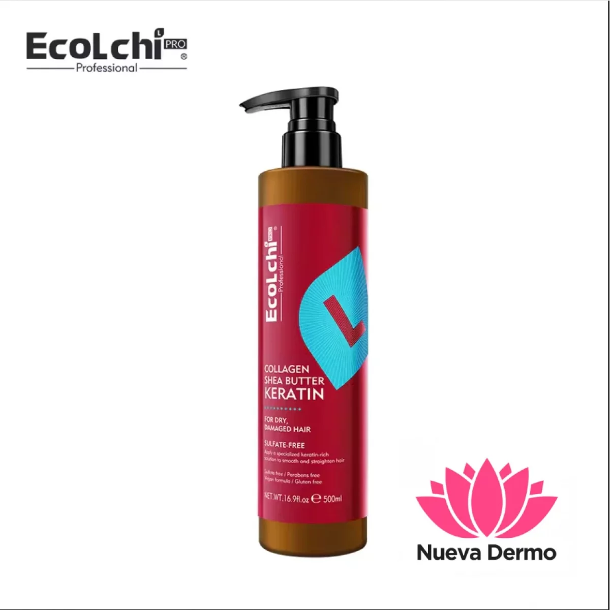 ECOLCHI COLLAGEN SHEA BUTTER KERATIN 500ML LF-275 4897110037875