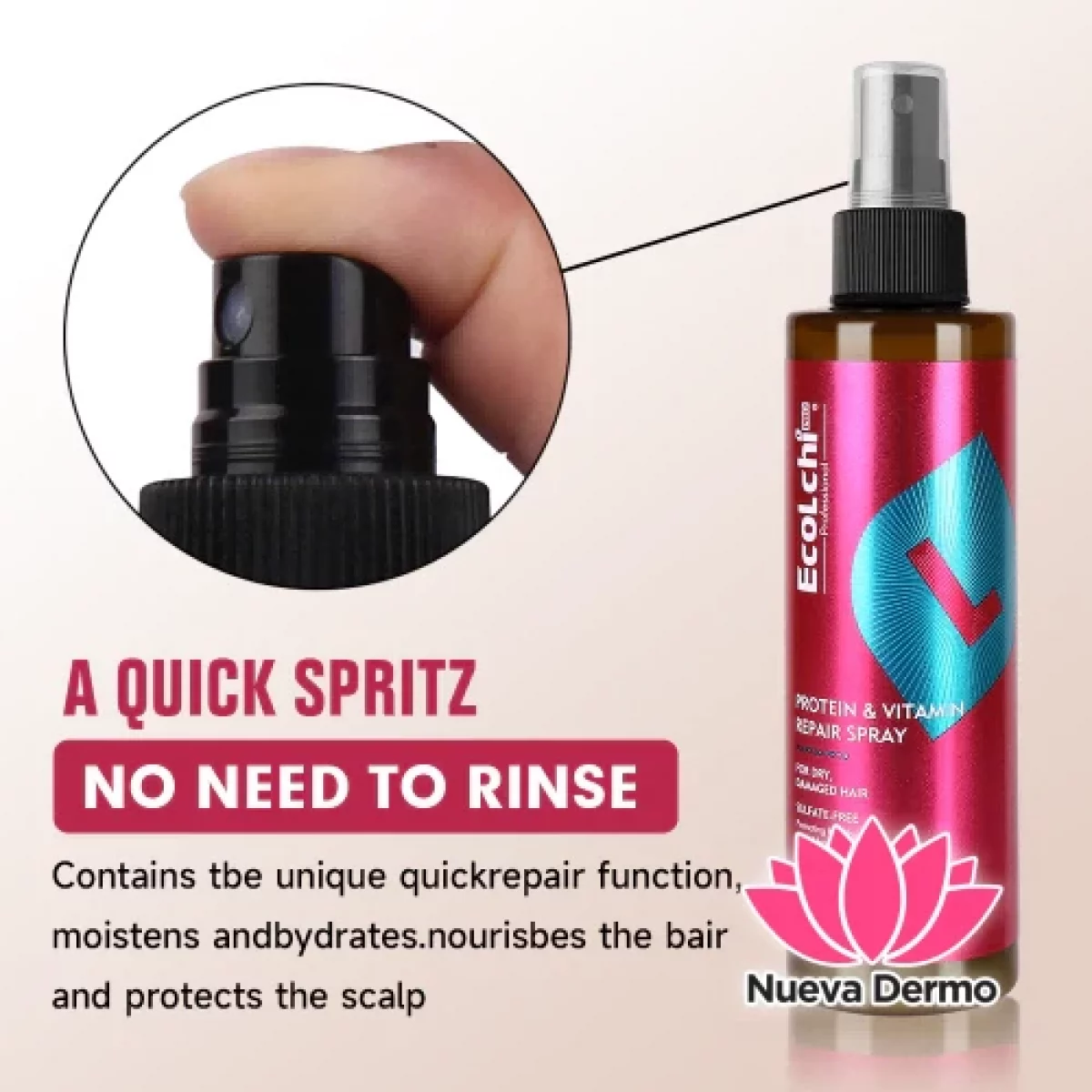 ECOLCHI PROTEIN&VITAMIN REPAIR SPRAY 200ML LF-271 4897110035185