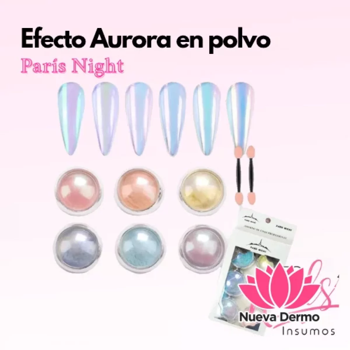 Efecto Aurora en polvo - PARÍS NIGHT