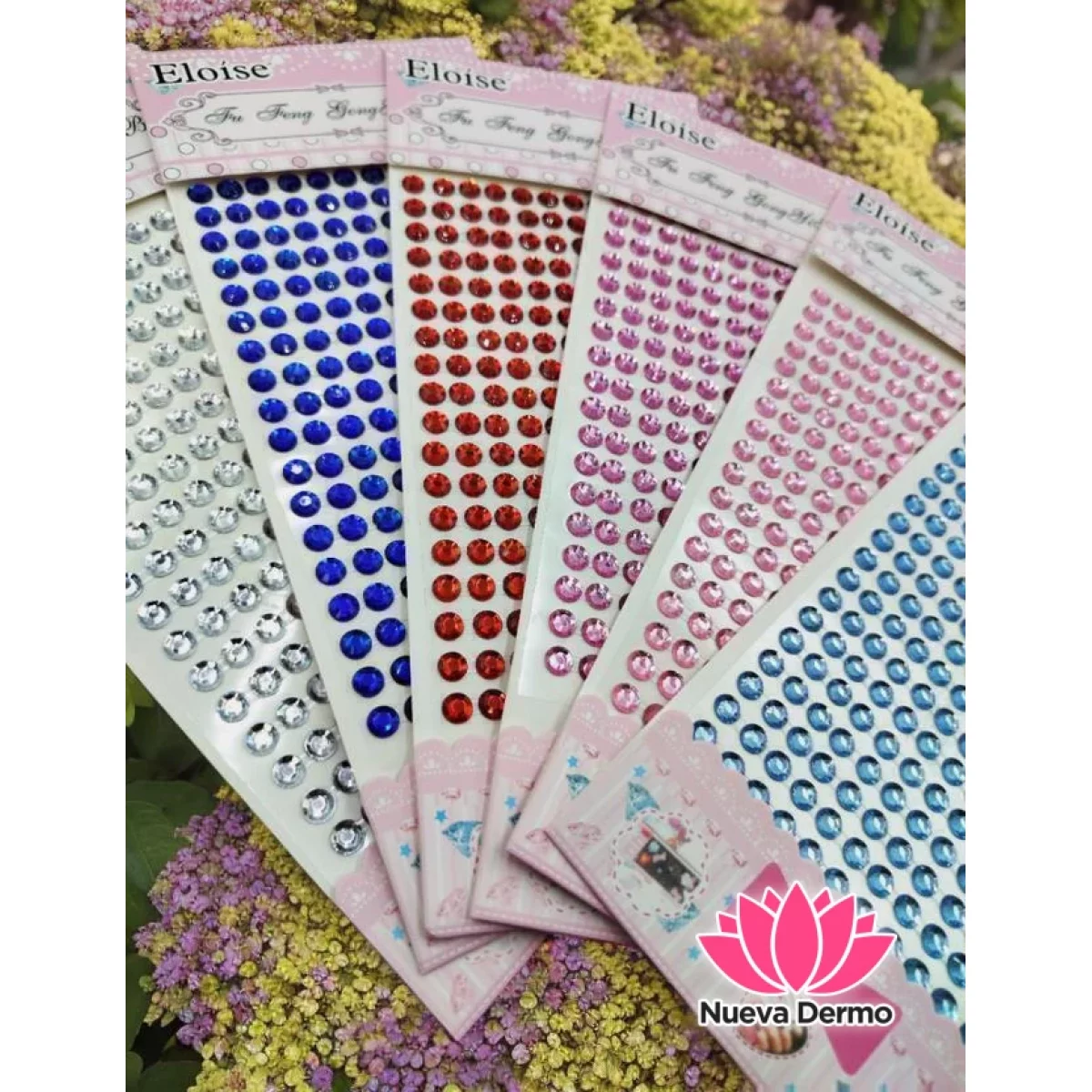 ELOISE STICKERS AUTOADHESIVO COLOR SURTI... POR PACK [12UNIDADES]