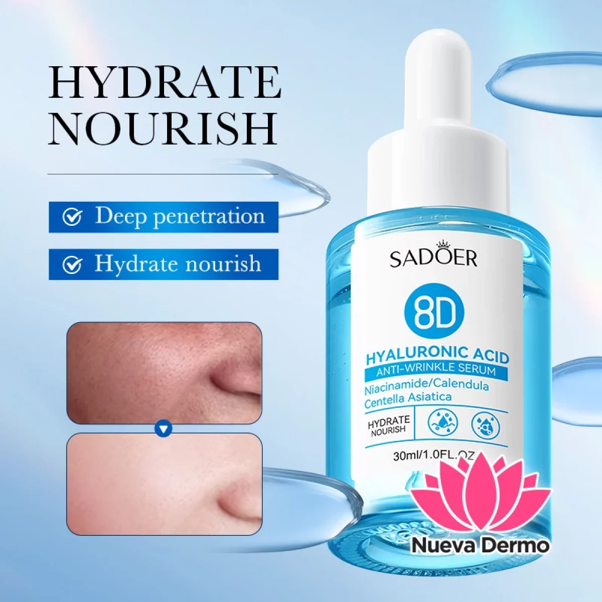 Esencia Serum Antiarrugas con Ácido Hialurónico