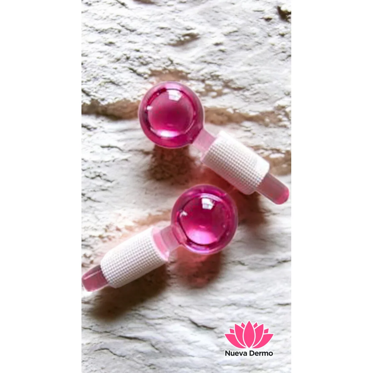 Esferas De Cristal Masaje Facial Frío x2u