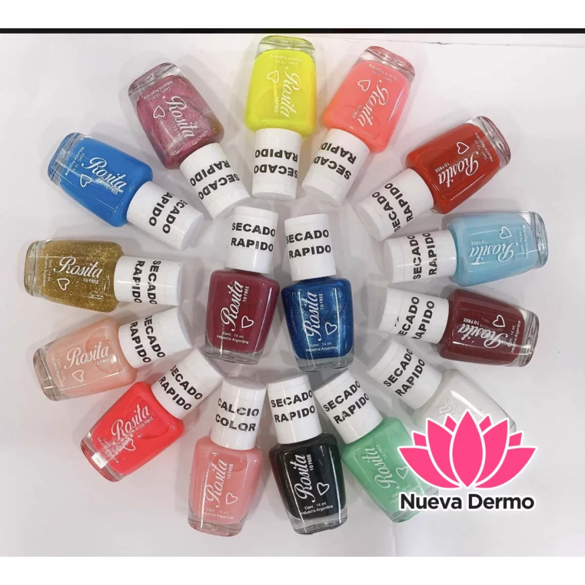 Esmalte rosita seca rápido 12ml (surtido... BLANCO