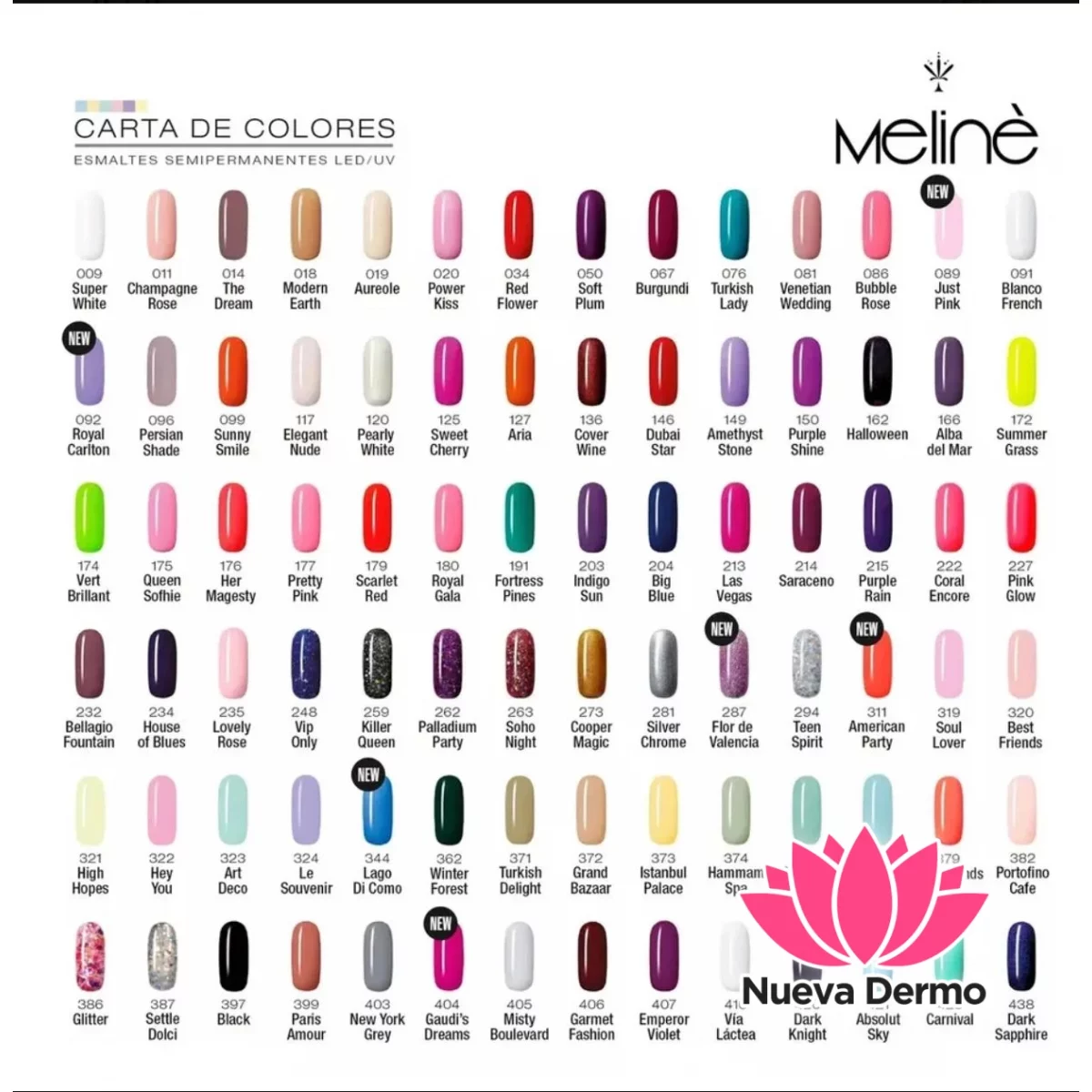 Esmalte semipermanente color MELINE