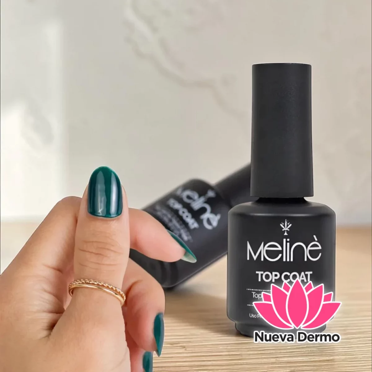 ESMALTE SEMIPERMANENTE TOP COAT MELINE