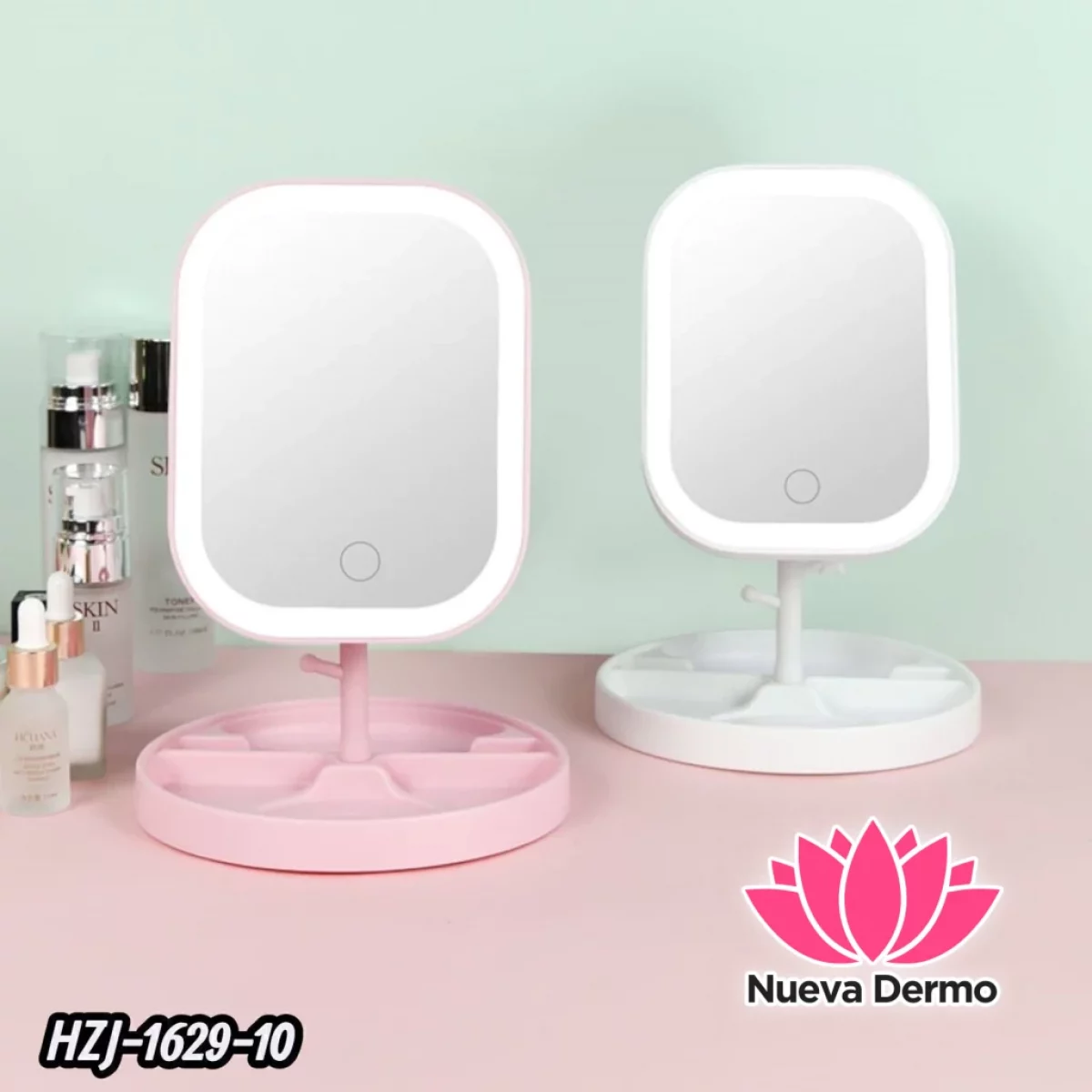 ESPEJO CON LUZ LED CD: HZJ-1629-10