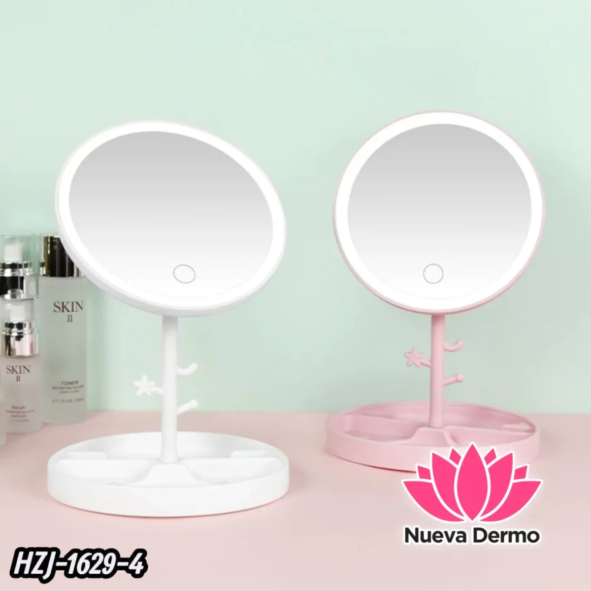 ESPEJO CON LUZ LED CD: HZJ-1629-4