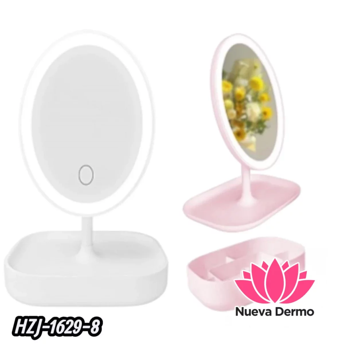 ESPEJO CON LUZ LED CD: HZJ-1629-8