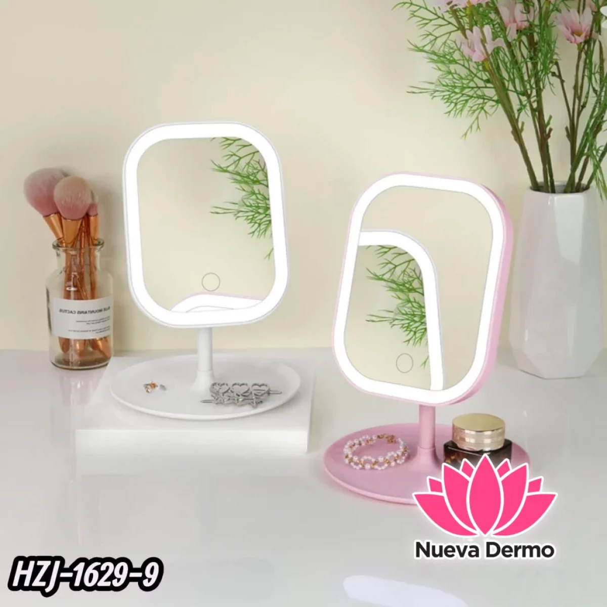 ESPEJO CON LUZ LED CD: HZJ-1629-9