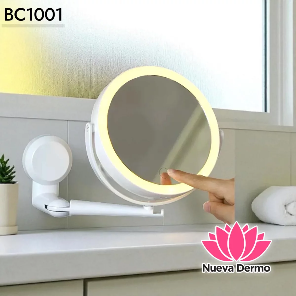 Espejo LED con aumento BC1001
