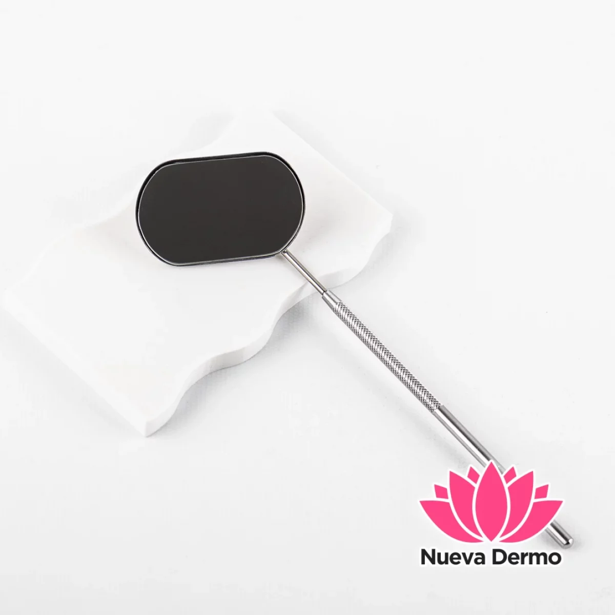 Espejo Lupa con Mango para Pestañas